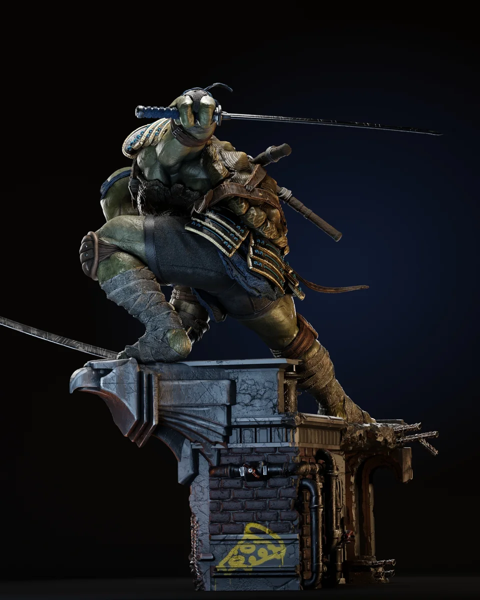 Leo | Fan Art | 3D Printed Resin Model Garage Kit | *Un-Painted* | ZEZ Studio 5
