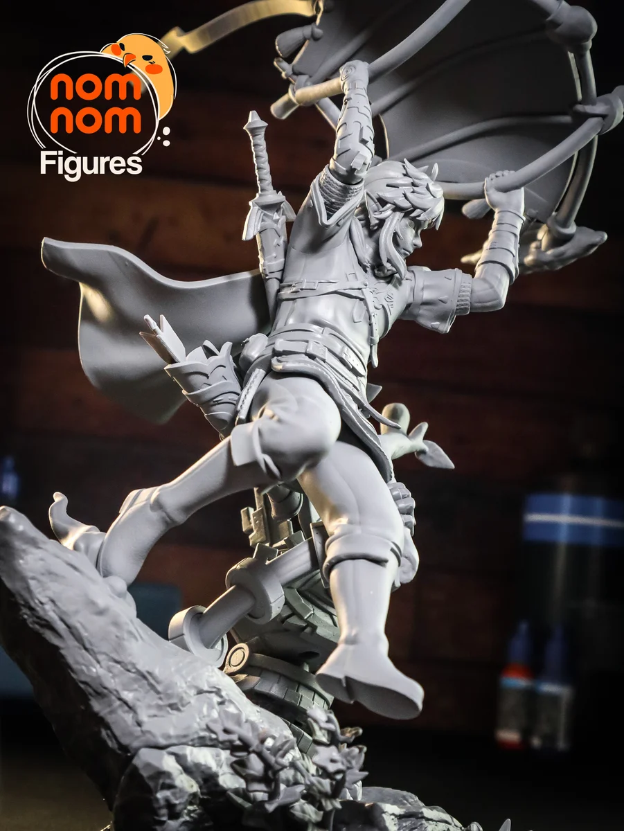 Link | Fan Art | 3D Printed Resin Model Garage Kit | *Un-Painted* | Nomnom 14