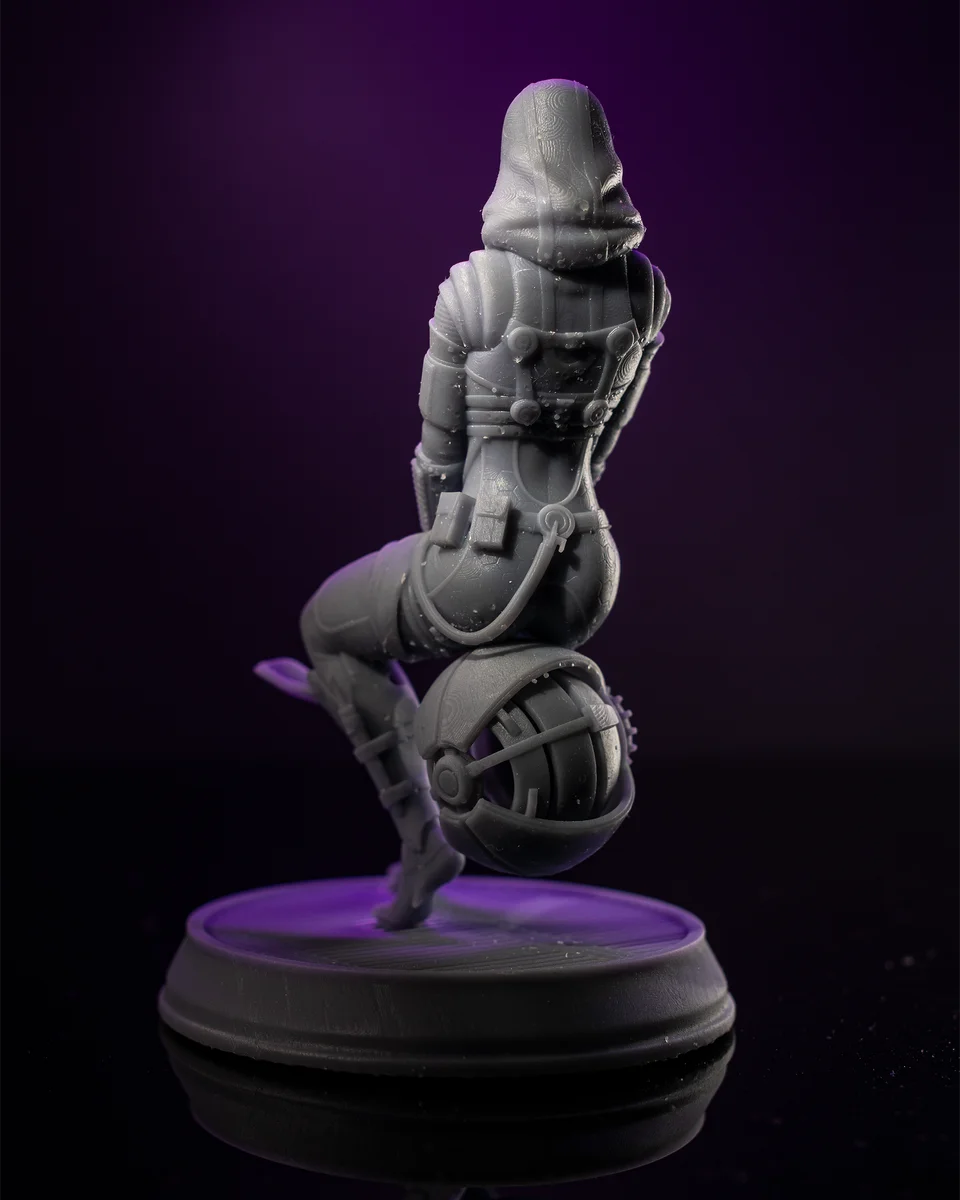 Tali Zorah | Fan Art | 3D Printed Resin Model Garage Kit | *Un-Painted* | H3LL Creator 7