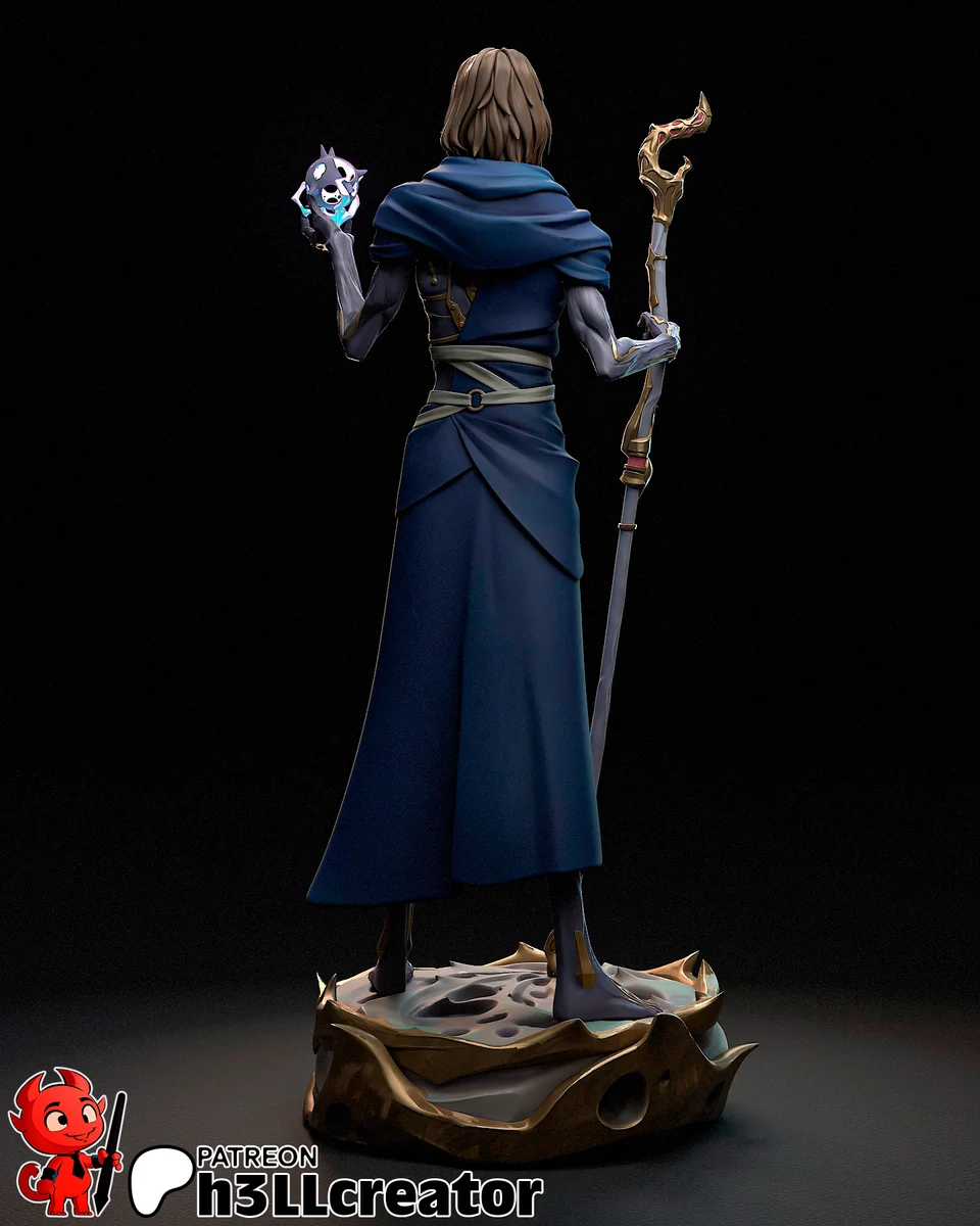 Progressive Healer | Fan Art | 3D Printed Resin Model Garage Kit | *Un-Painted* | H3LL Creator 7