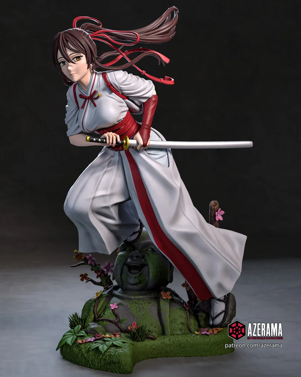 Sagiri | Fan Art | 3D Printed Resin Model Garage Kit | *Un-Painted* | Azerama