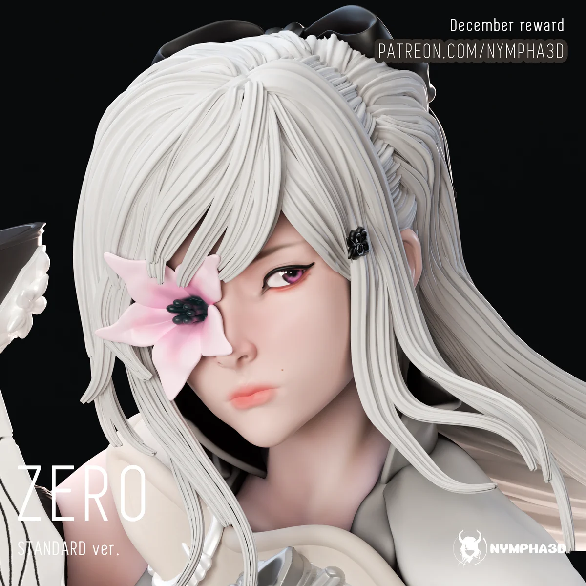 Zero | Fan Art | 3D Printed Resin Model Garage Kit | *Un-Painted* | Nympha3D 3