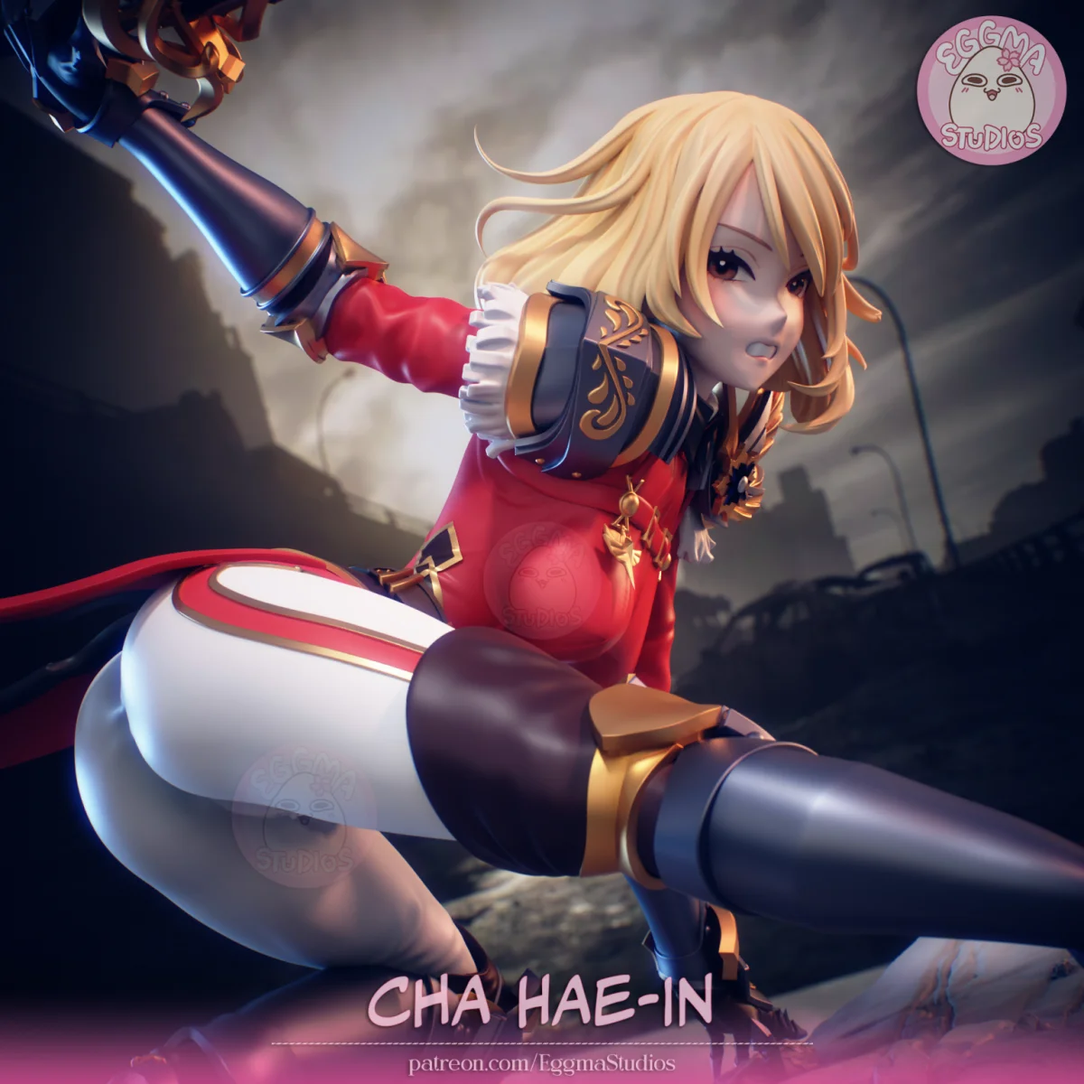 Cha Hae-In | Fan Art | 3D Printed Resin Model Garage Kit | *Un-Painted* | EggmaStudios 7