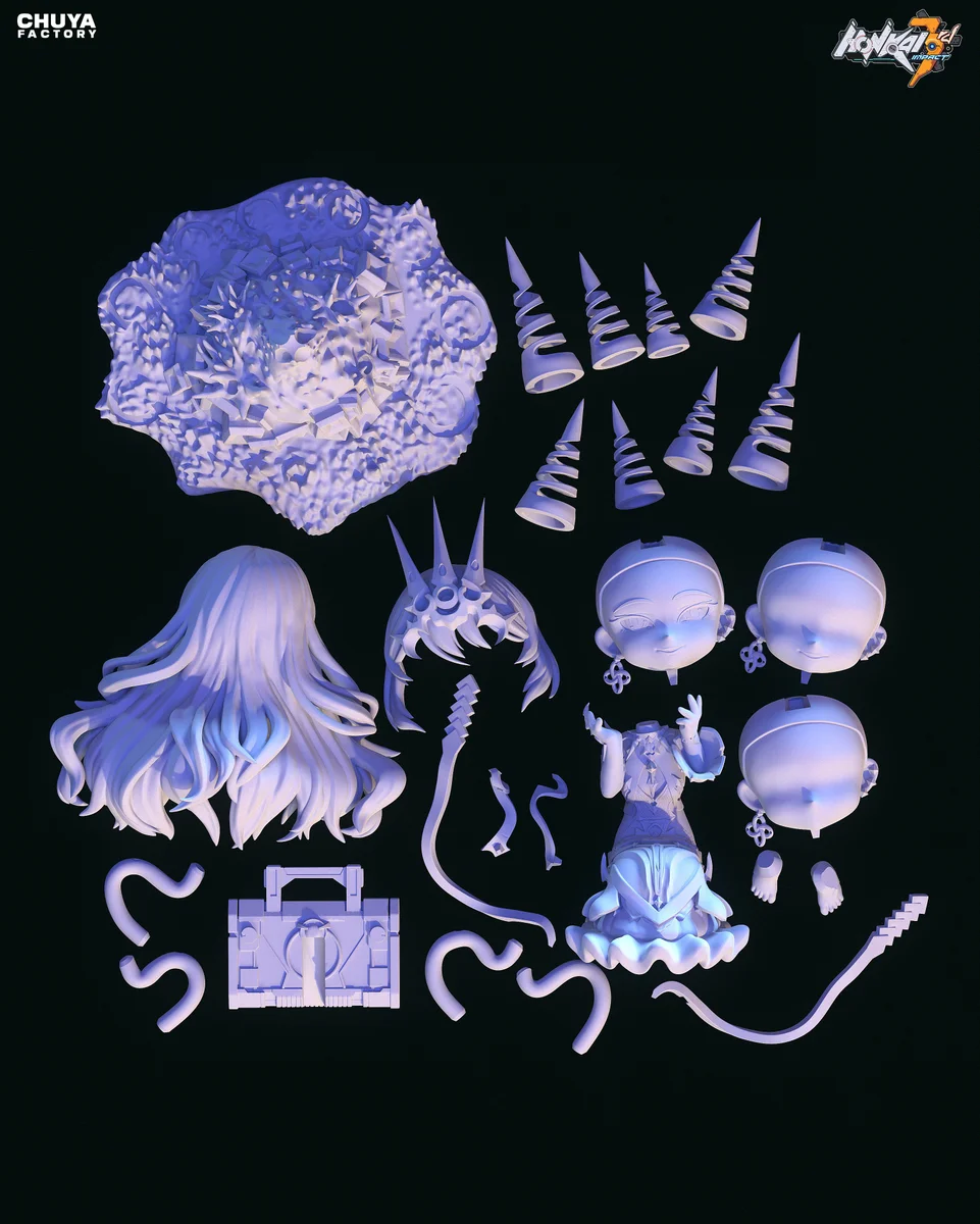 Chibi Mobius | Fan Art | 3D Printed Resin Model Garage Kit | *Un-Painted* | Chuya Factory 14