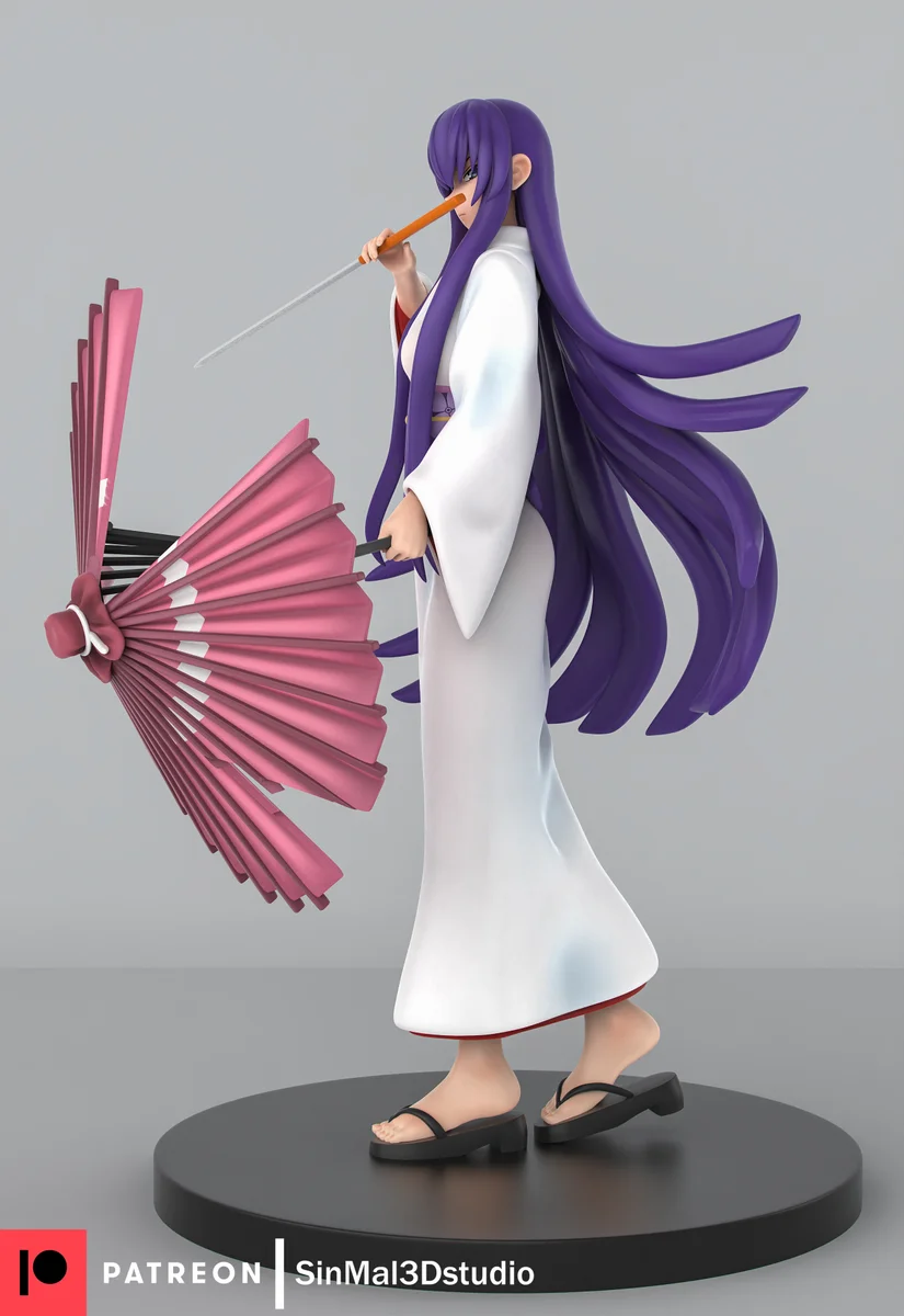 Saeko Busujima | Fan Art | 3D Printed Resin Model Garage Kit | *Un-Painted* | Sin3Dstudio 6