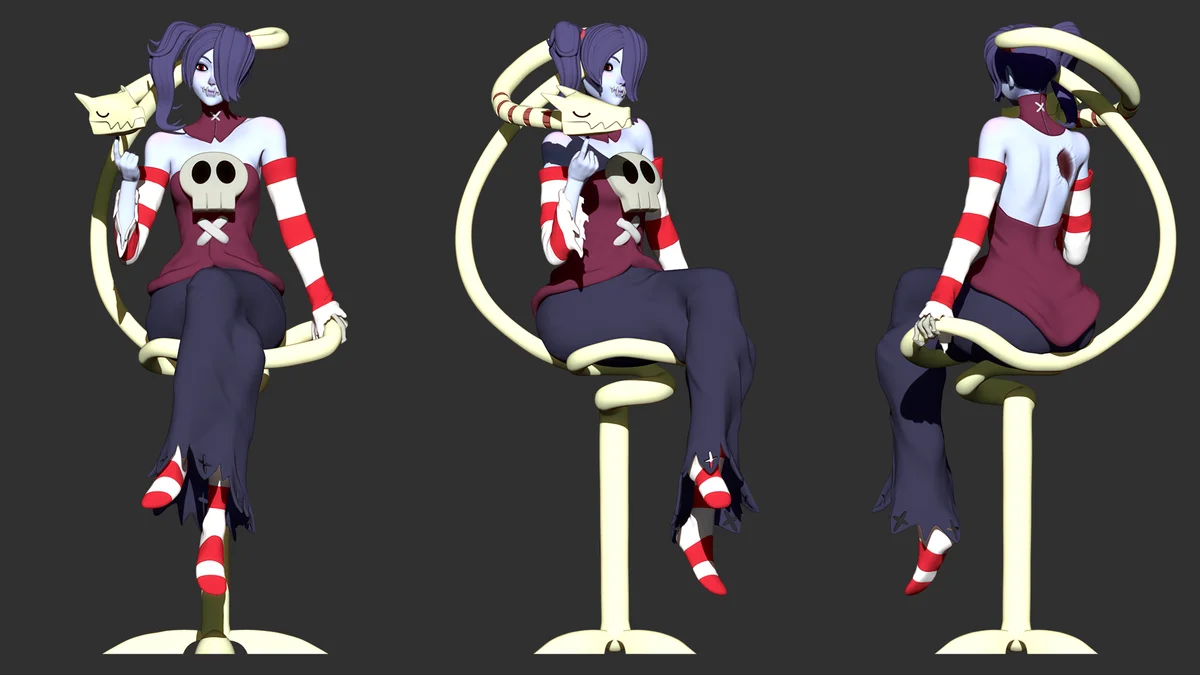 Squigly | Fan Art | 3D Printed Resin Model Garage Kit | *Un-Painted* | Inaki Sculpts 4