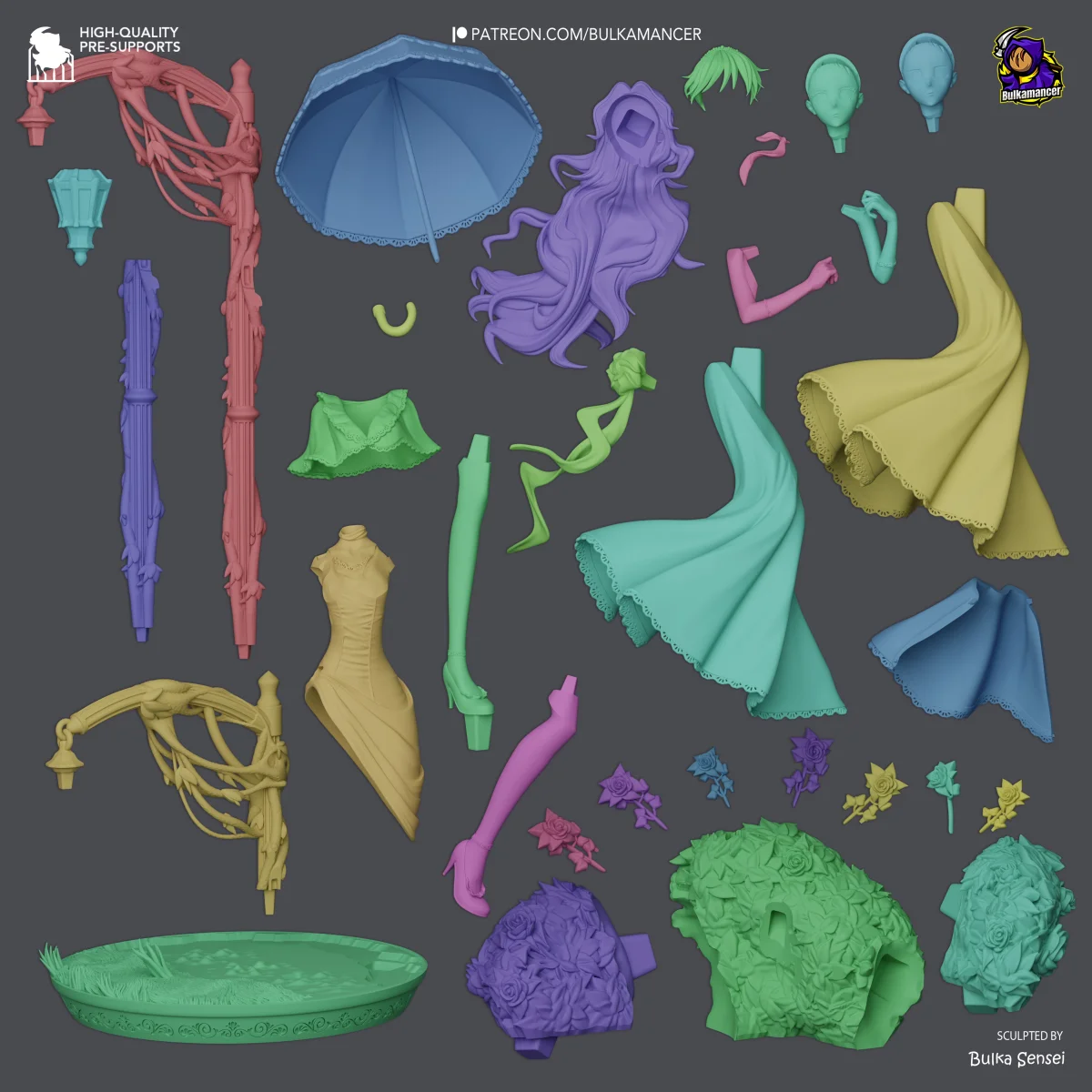 Penelope Eckhart | Fan Art | 3D Printed Resin Model Garage Kit | *Un-Painted* | Bulkamancer 4