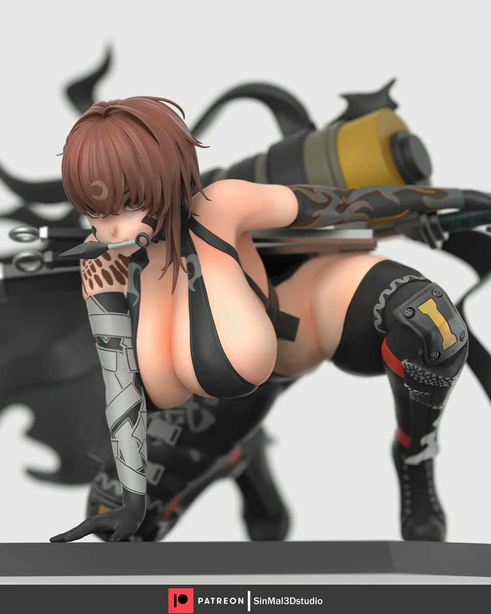 Delta: Ninja Thief | Fan Art | 3D Printed Resin Model Garage Kit | *Un-Painted* | Sin3Dstudio