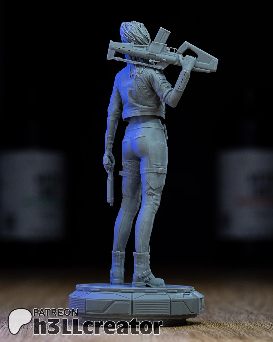 Rogue Amendiares | Fan Art | 3D Printed Resin Model Garage Kit | *Un-Painted* | H3LL Creator 10