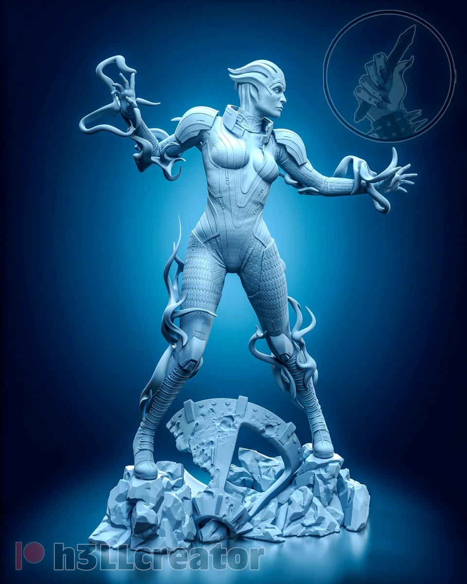 Samara | Fan Art | 3D Printed Resin Model Garage Kit | *Un-Painted* | H3LL Creator 6