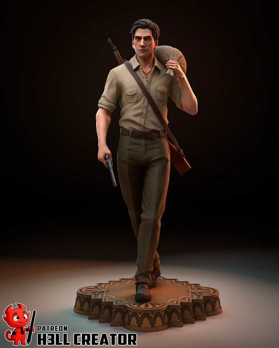 Enzo Favara | Fan Art | 3D Printed Resin Model Garage Kit | *Un-Painted* | H3LL Creator 3