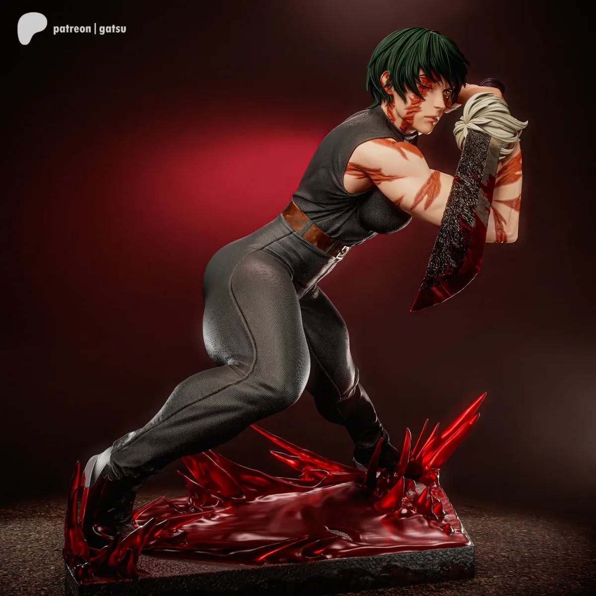 Maki Zenin | Fan Art | 3D Printed Resin Model Garage Kit | *Un-Painted* | Gatsu Studios 3