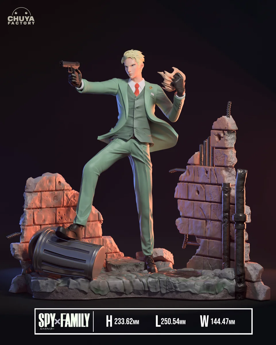 Loid Forger | Fan Art | 3D Printed Resin Model Garage Kit | *Un-Painted* | Chuya Factory 3
