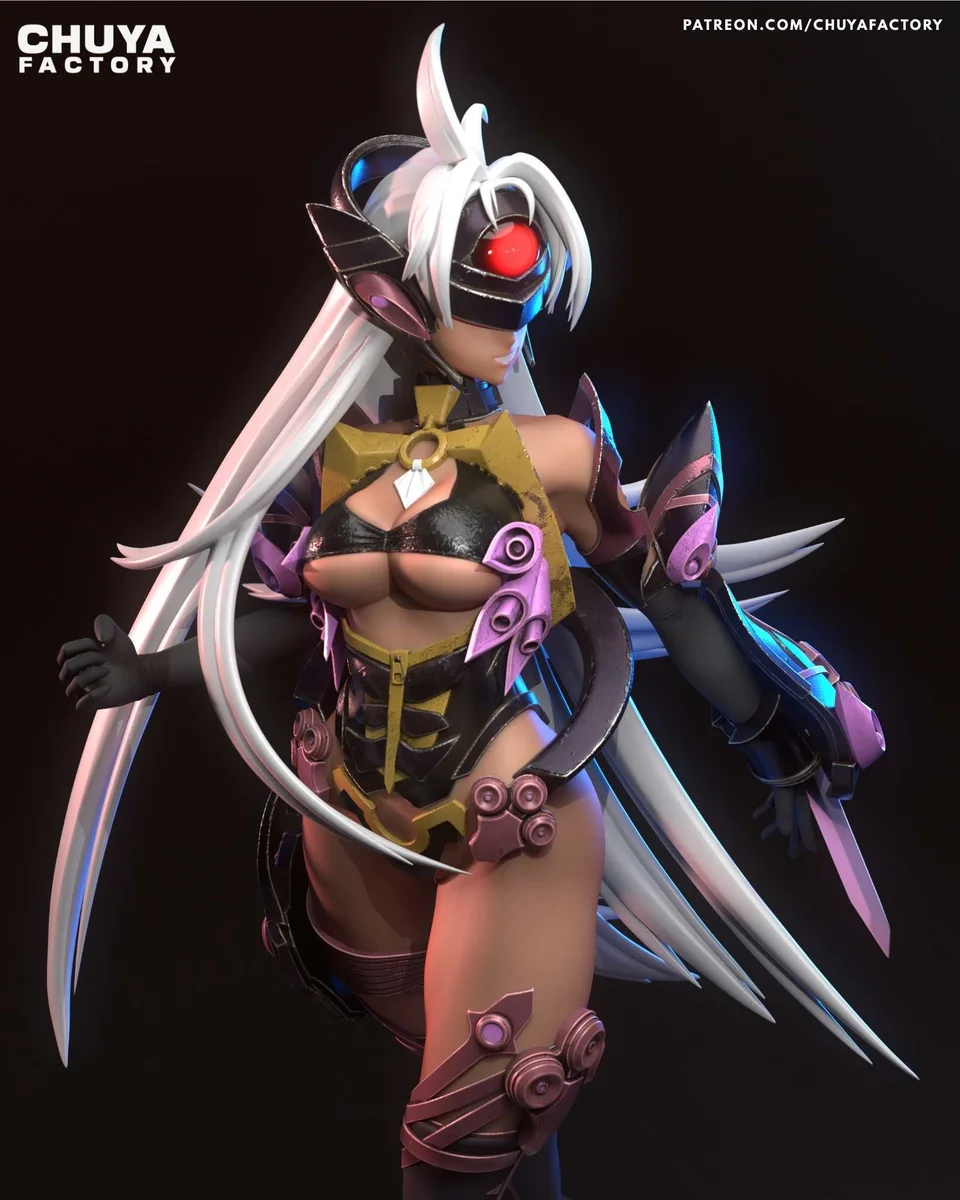 T - ELOS | Fan Art | 3D Printed Resin Model Garage Kit | *Un-Painted* | Chuya Factory 3