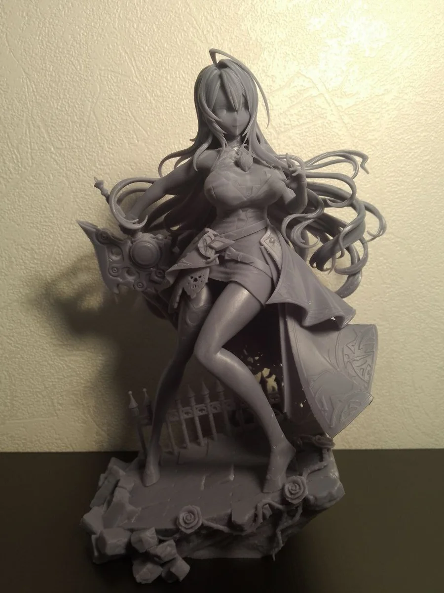 Elizabeth Rosebloodflame | Fan Art | 3D Printed Resin Model Garage Kit | *Un-Painted* | Inari Figure 11