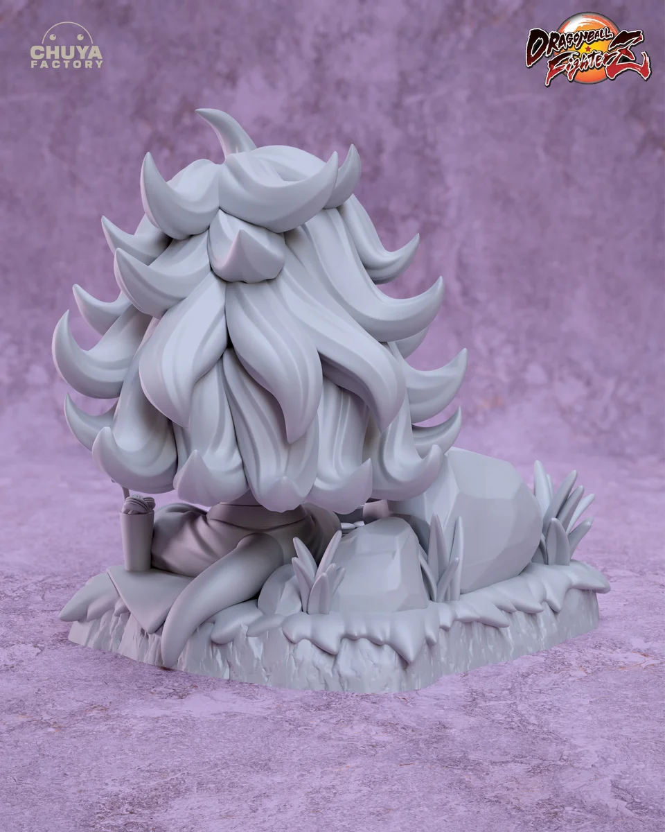 Chibi Android 21 | Fan Art | 3D Printed Resin Model Garage Kit | *Un-Painted* | Chuya Factory 7