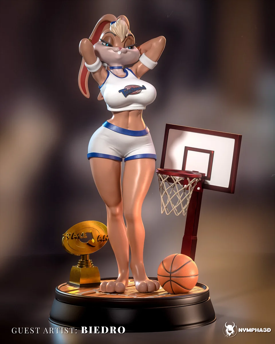 Lola Bunny | Fan Art | 3D Printed Resin Model Garage Kit | *Un-Painted* | Nympha3D 3