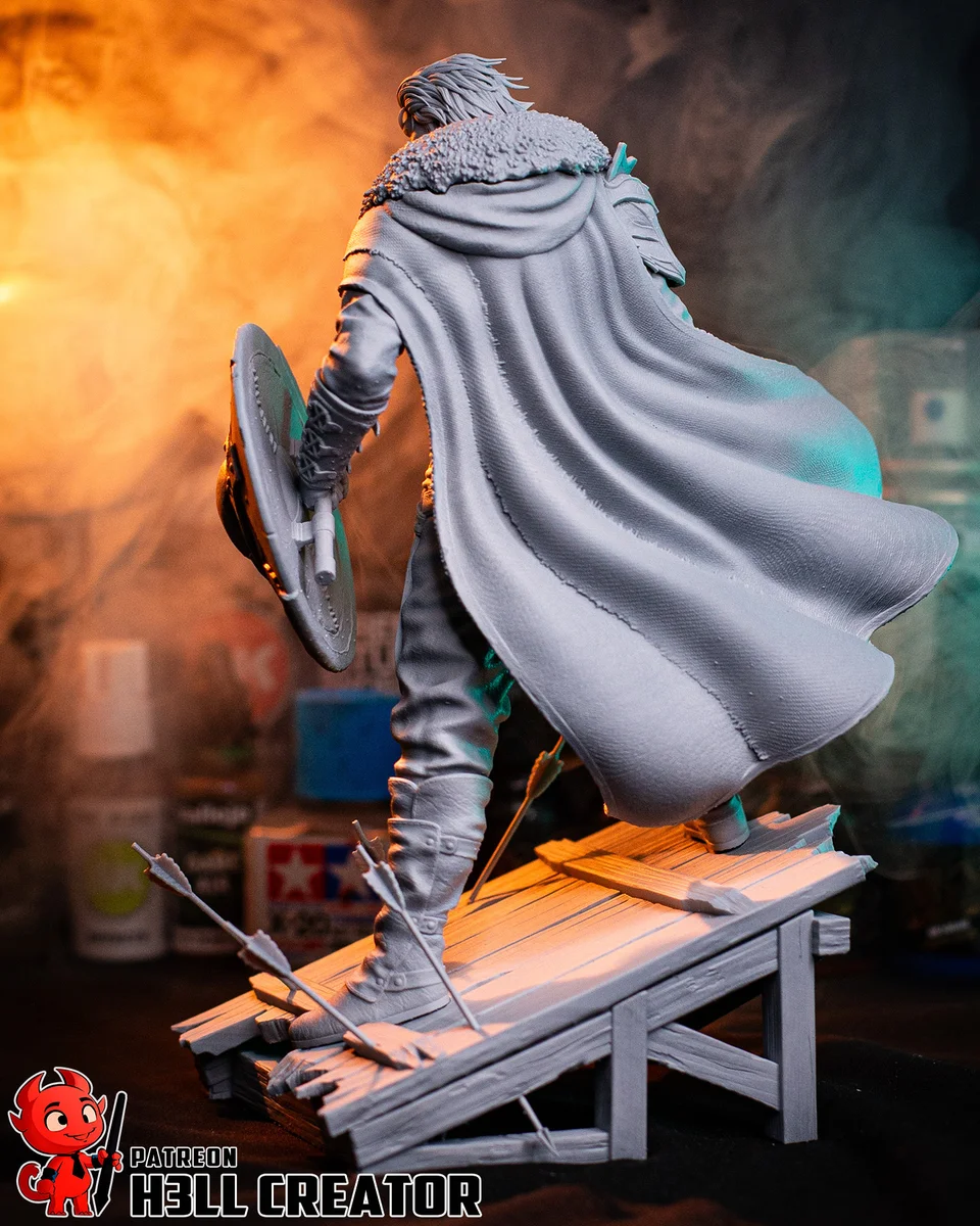 Kliff | Fan Art | 3D Printed Resin Model Garage Kit | *Un-Painted* | H3LL Creator 10