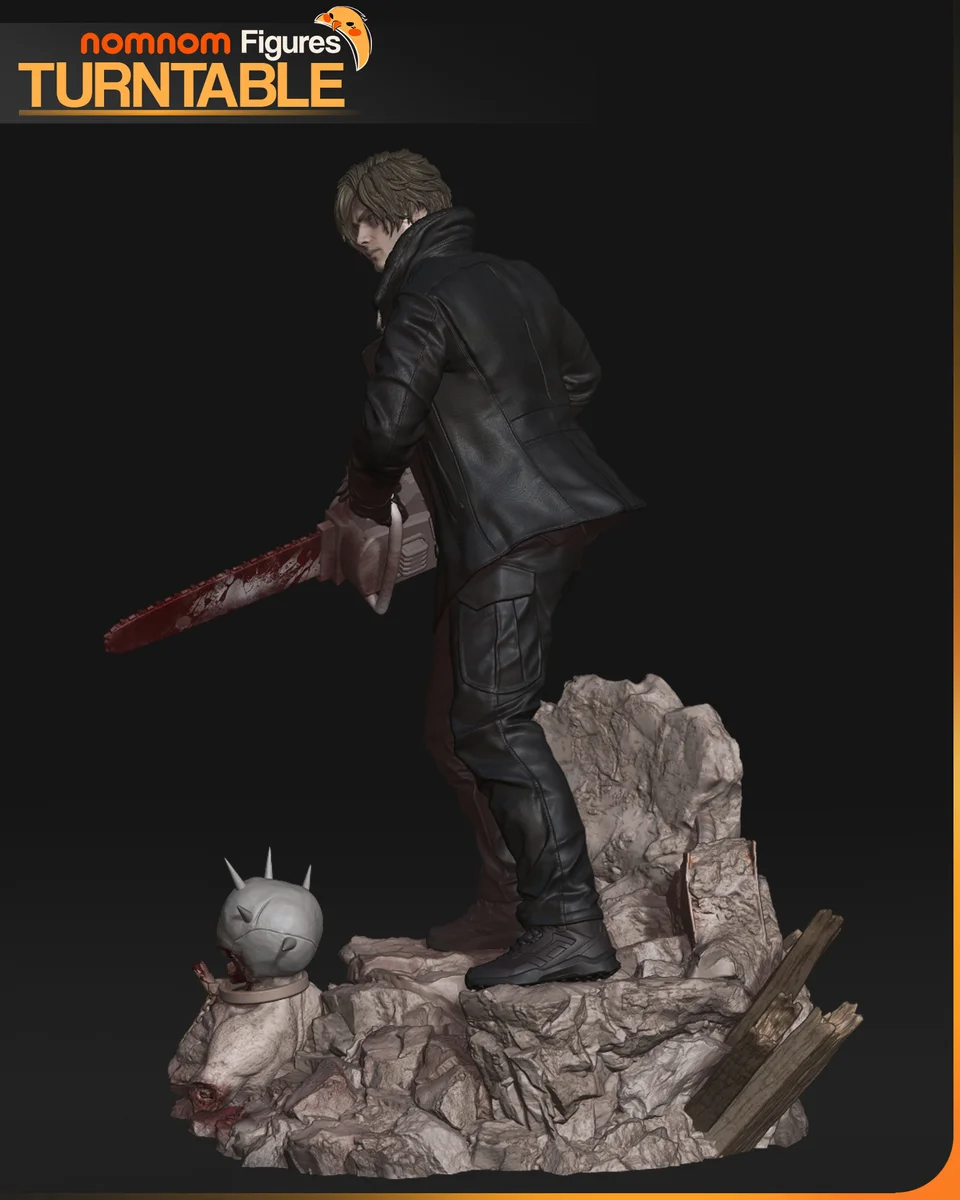 Leon S. Kennedy | Fan Art | 3D Printed Resin Model Garage Kit | *Un-Painted* | Nomnom 5