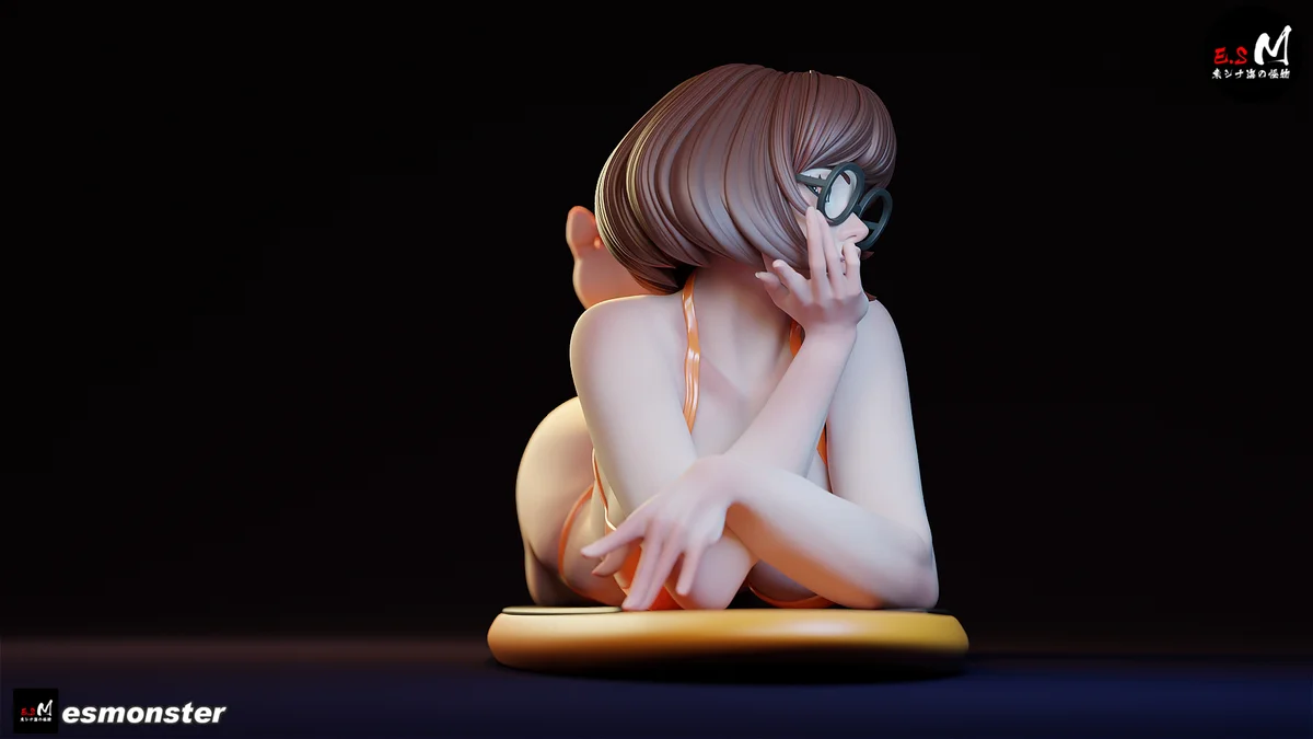 Velma (Pose 3) | Fan Art | 3D Printed Resin Model Garage Kit | *Un-Painted* | ES Monster 3