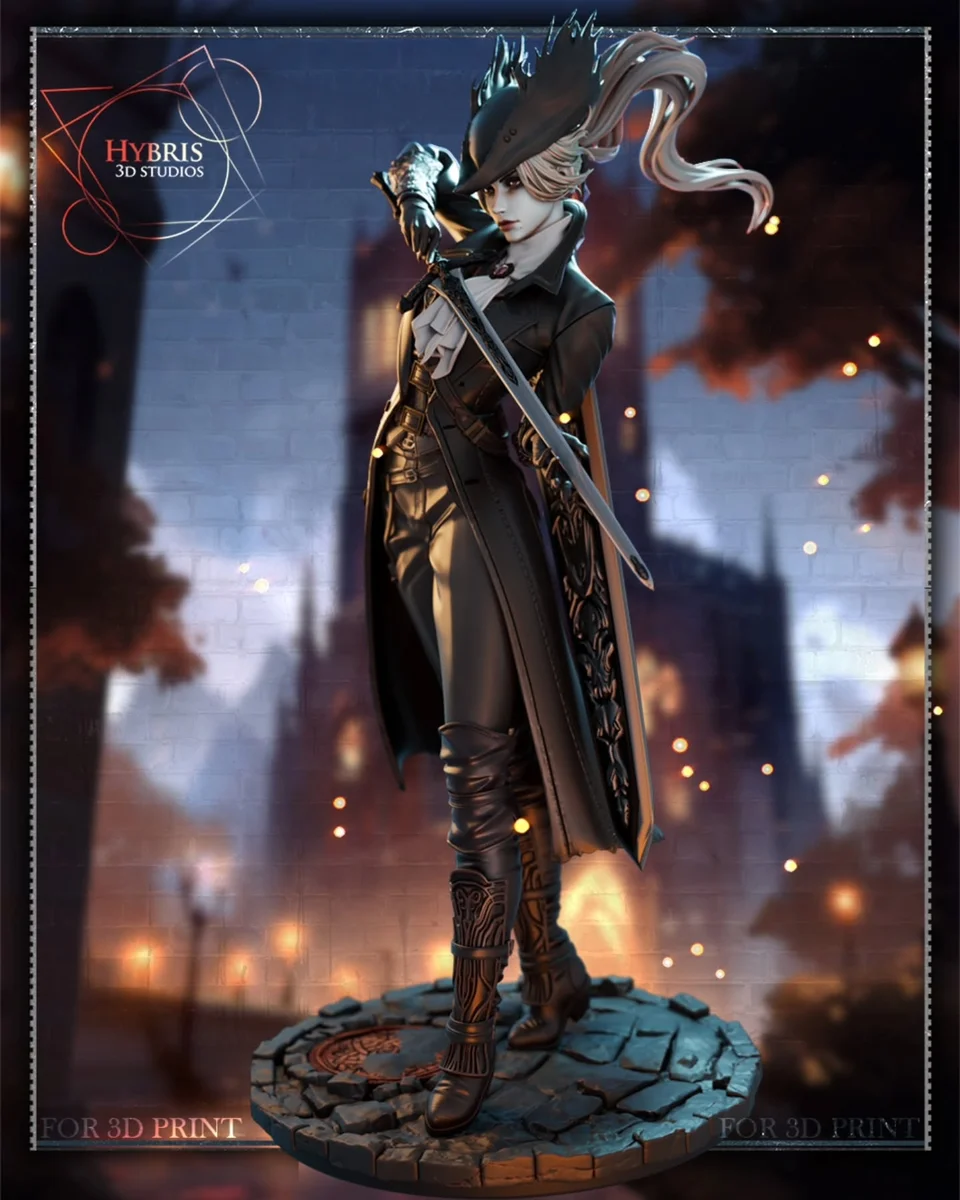 Female Hunter | Fan Art | 3D Printed Resin Model Garage Kit | *Un-Painted* | Hybris Studios 5
