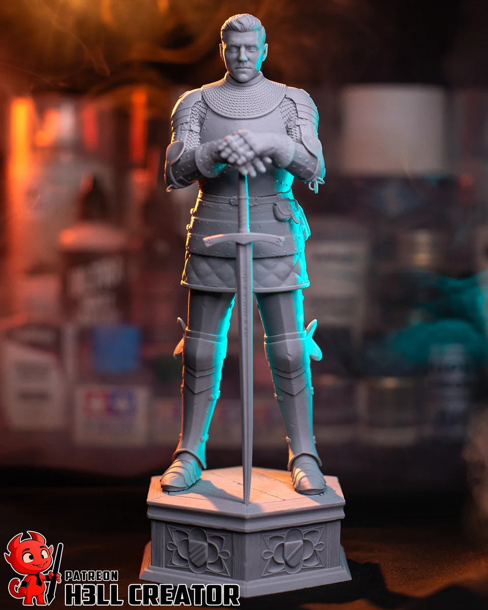 Henry of Skalitz | Fan Art | 3D Printed Resin Model Garage Kit | *Un-Painted* | H3LL Creator 10