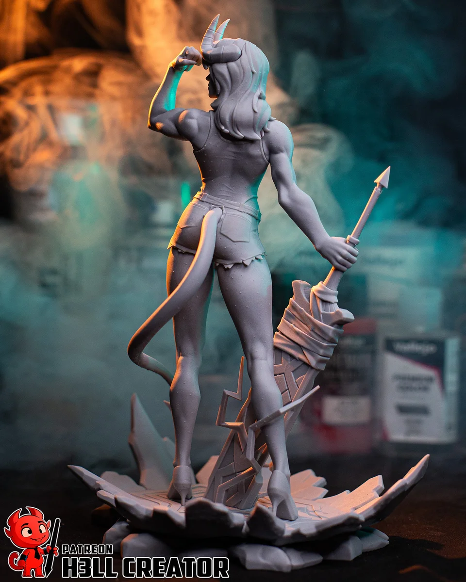 Malevola | Fan Art | 3D Printed Resin Model Garage Kit | *Un-Painted* | H3LL Creator 12