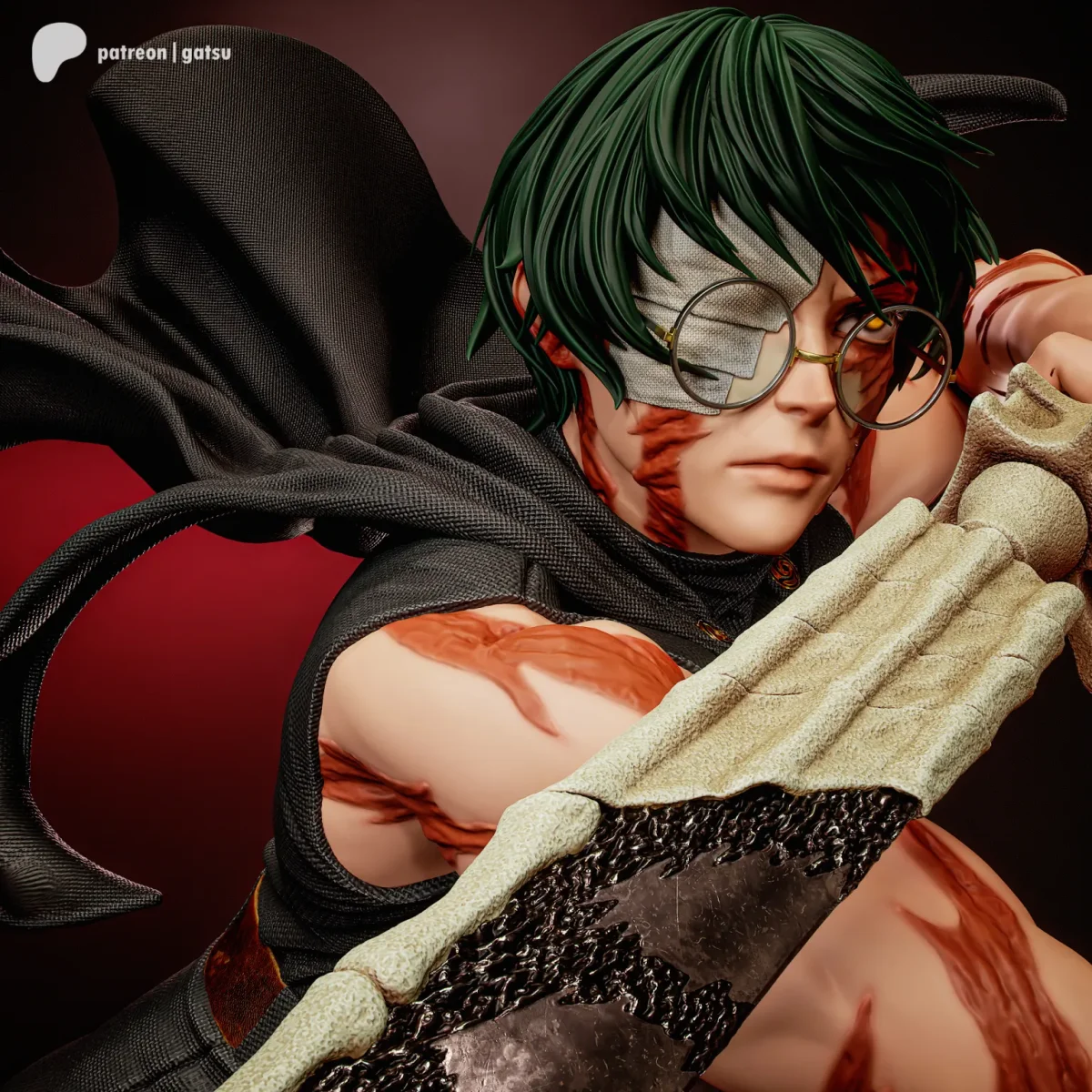 Maki Pre-Awakened | Fan Art | 3D Printed Resin Model Garage Kit | *Un-Painted* | Gatsu Studios