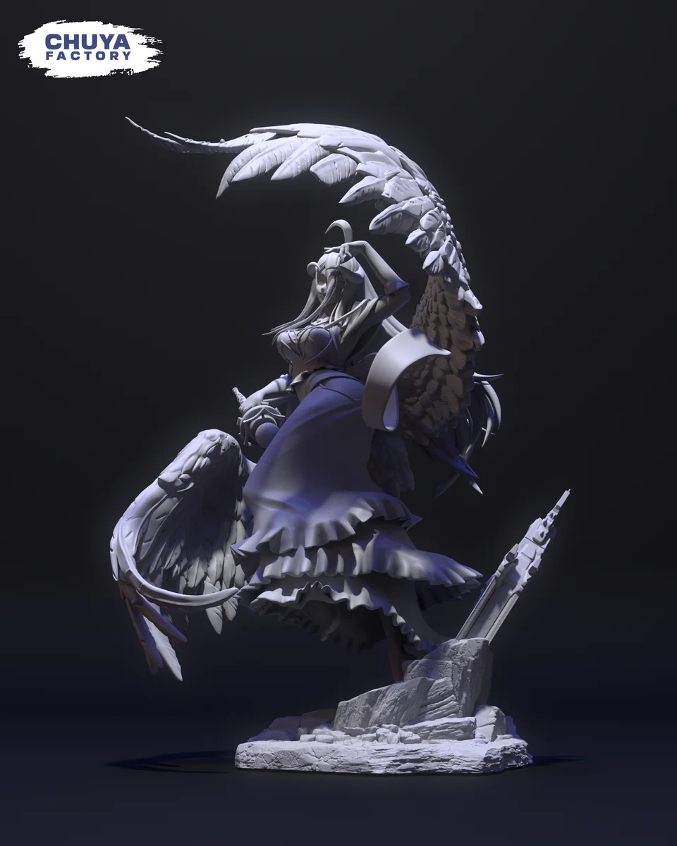 Albedo | Fan Art | 3D Printed Resin Model Garage Kit | *Un-Painted* | Chuya Factory 10