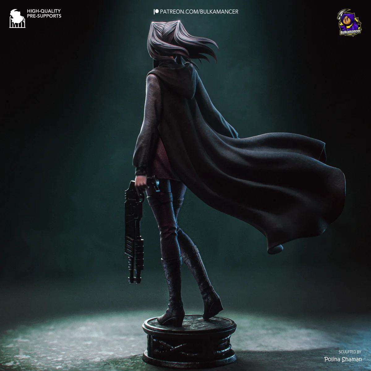 Re-L | Fan Art | 3D Printed Resin Model Garage Kit | *Un-Painted* | Bulkamancer 3