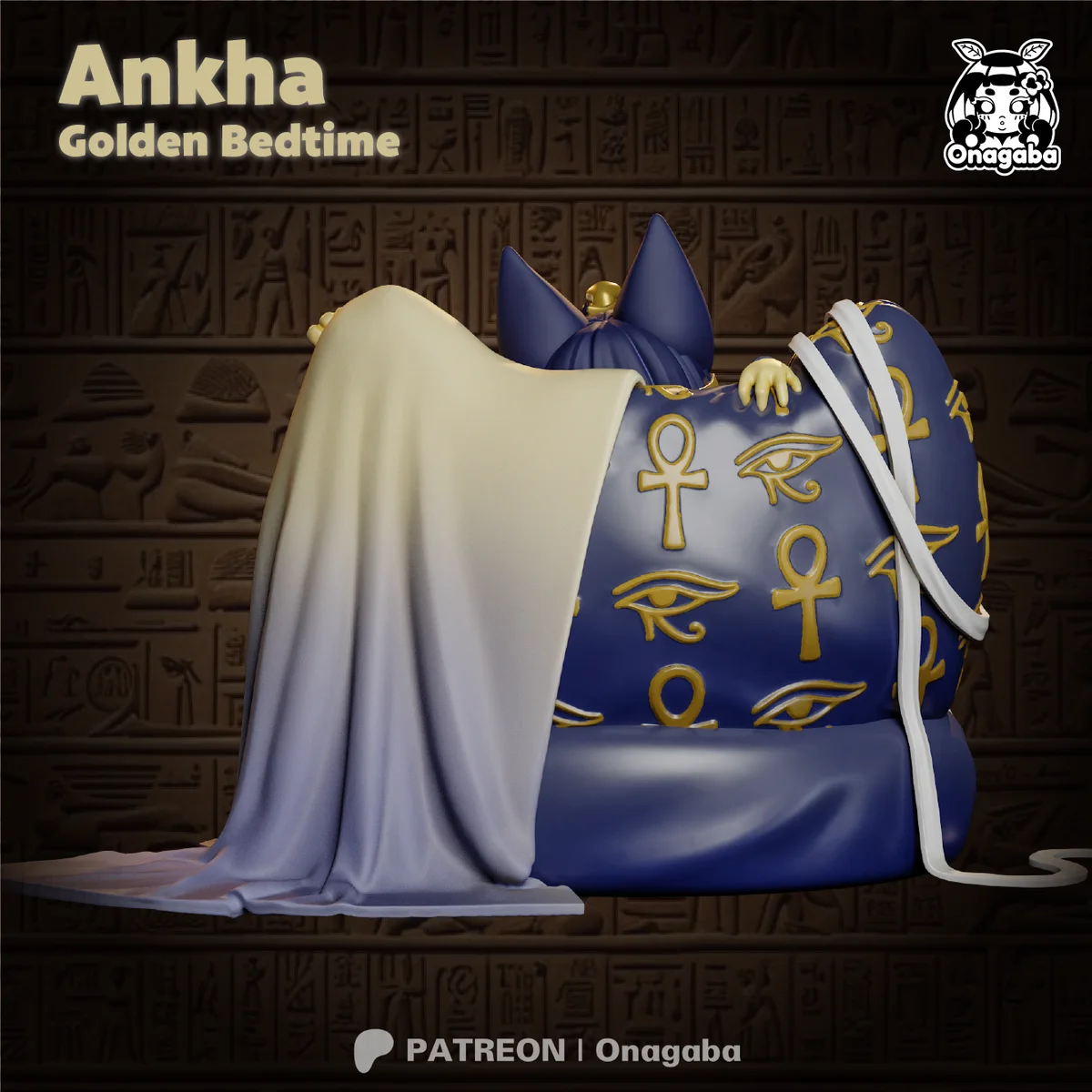Ankha | Fan Art | 3D Printed Resin Model Garage Kit | *Un-Painted* | ONAGABA 9