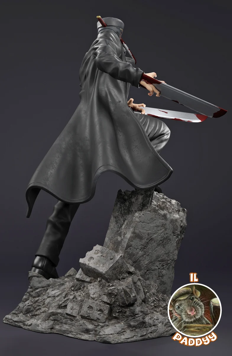 Katana | Fan Art | 3D Printed Resin Model Garage Kit | *Un-Painted* | Il Paddyy 5