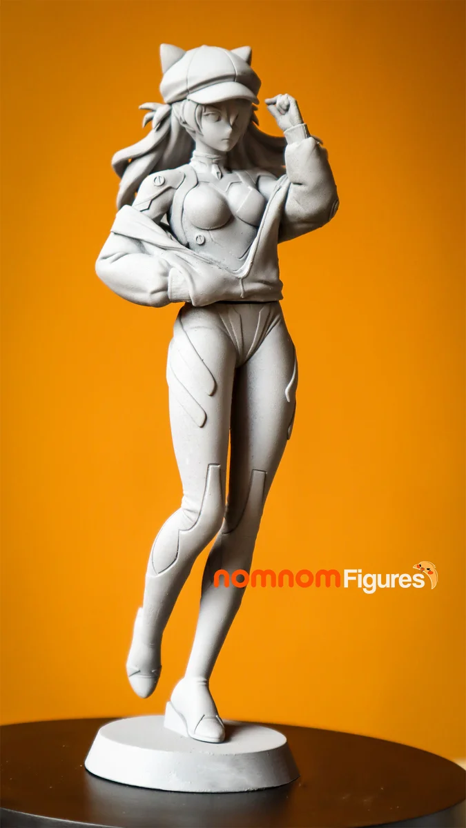 Asuka Langley | Fan Art | 3D Printed Resin Model Garage Kit | *Un-Painted* | Nomnom 3