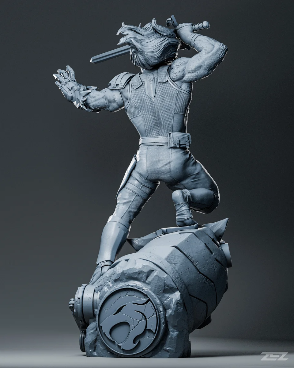 Lion-O | Fan Art | 3D Printed Resin Model Garage Kit | *Un-Painted* | ZEZ Studio 7