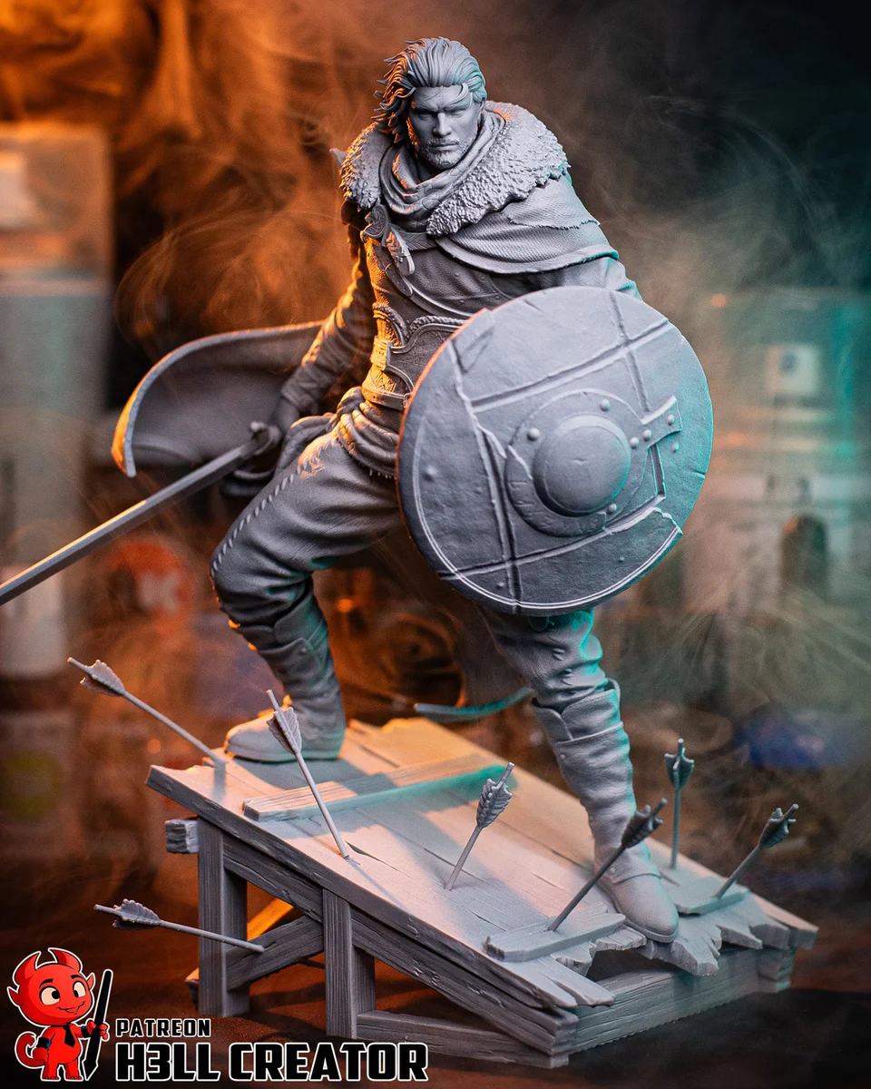Kliff | Fan Art | 3D Printed Resin Model Garage Kit | *Un-Painted* | H3LL Creator 8