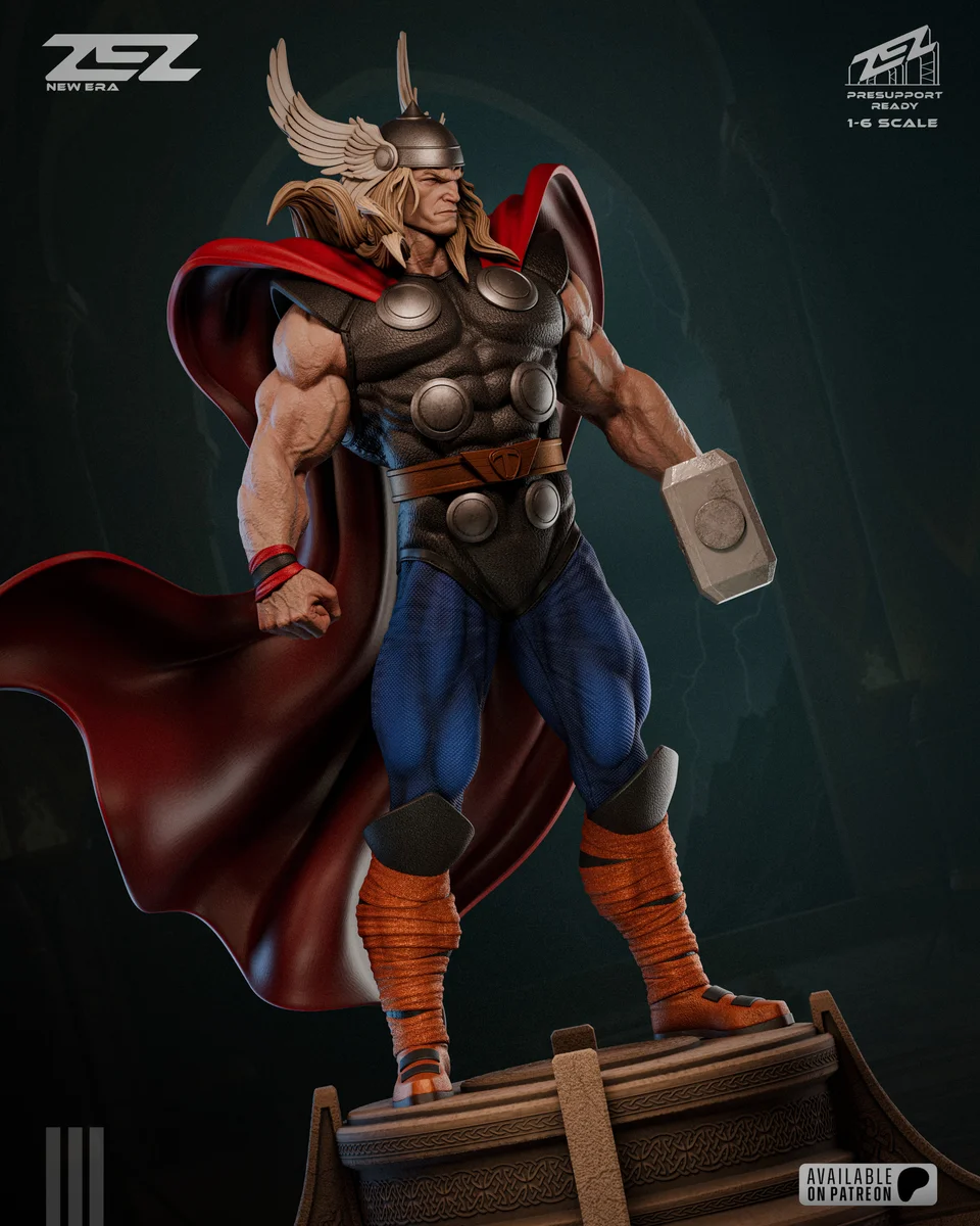 Thor Museum | Fan Art | 3D Printed Resin Model Garage Kit | *Un-Painted* | ZEZ Studio 4