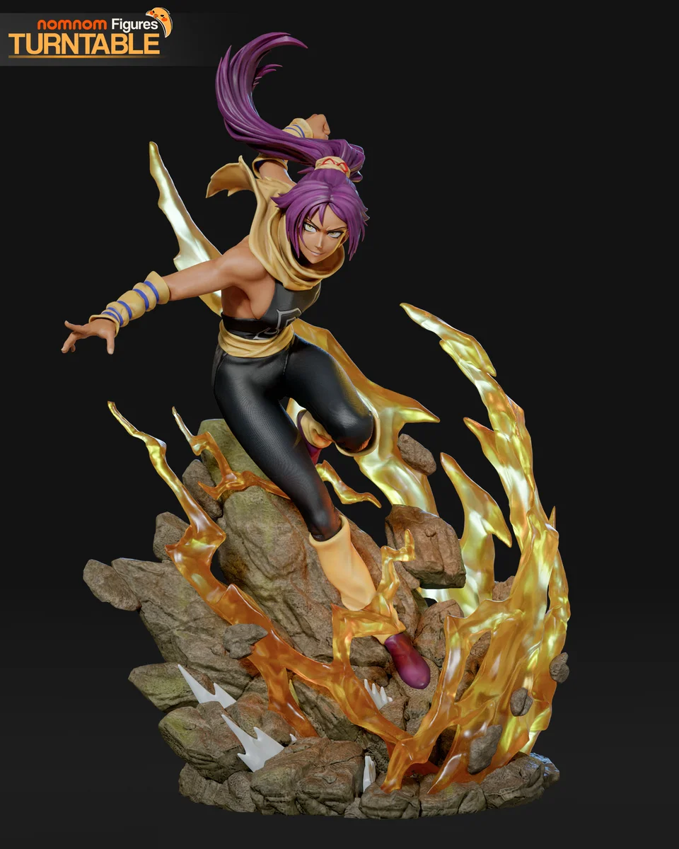 Yoruichi Shihoin | Fan Art | 3D Printed Resin Model Garage Kit | *Un-Painted* | Nomnom 8