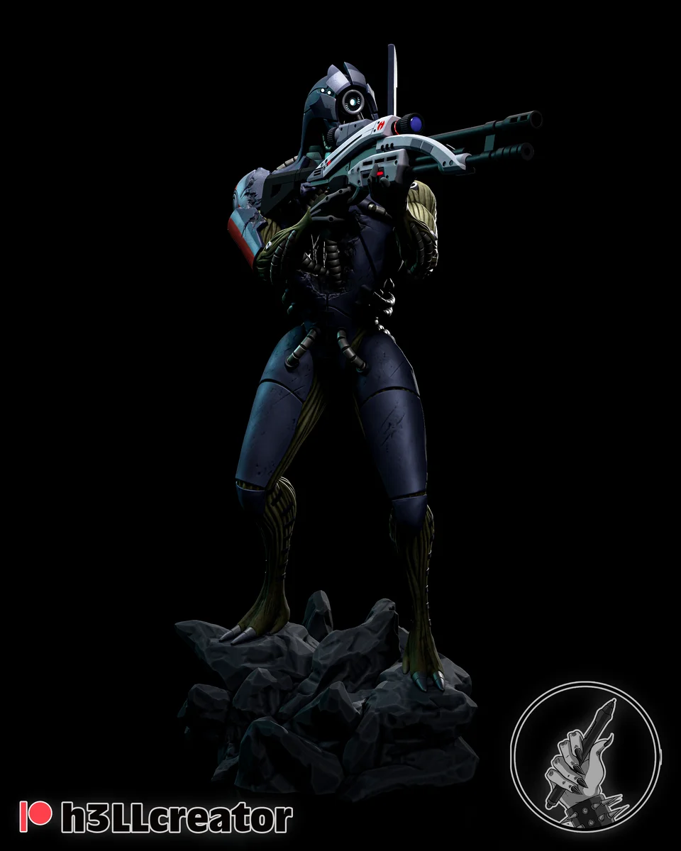 Legion | Fan Art | 3D Printed Resin Model Garage Kit | *Un-Painted* | H3LL Creator 8