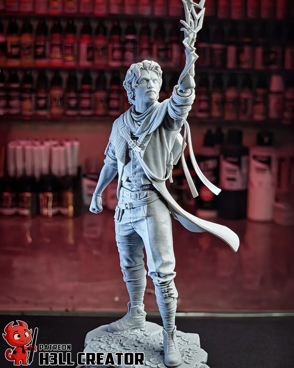 Gustave | Fan Art | 3D Printed Resin Model Garage Kit | *Un-Painted* | H3LL Creator 10