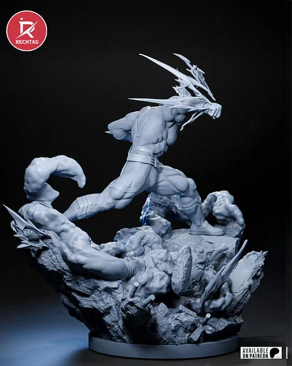 All Might | Fan Art | 3D Printed Resin Model Garage Kit | *Un-Painted* | Rechtag 28