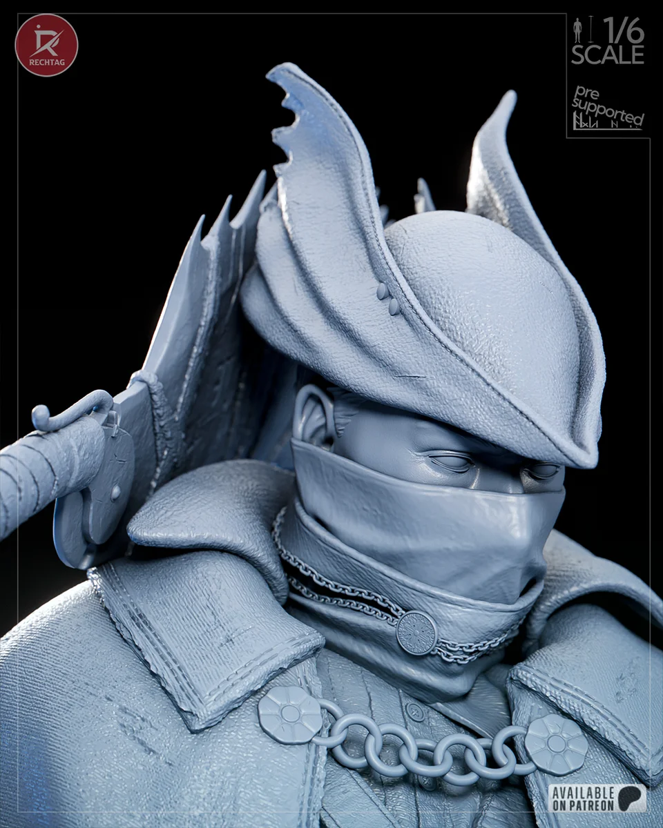 The Hunter | Fan Art | 3D Printed Resin Model Garage Kit | *Un-Painted* | Rechtag 23