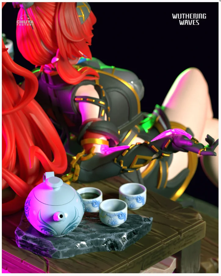 Yinlin | Fan Art | 3D Printed Resin Model Garage Kit | *Un-Painted* | Chuya Factory 6