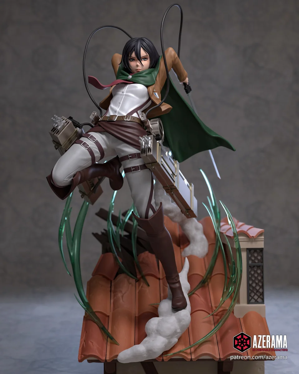 Survey Corps Soldier 1 | Fan Art | 3D Printed Resin Model Garage Kit | *Un-Painted* | Azerama 2