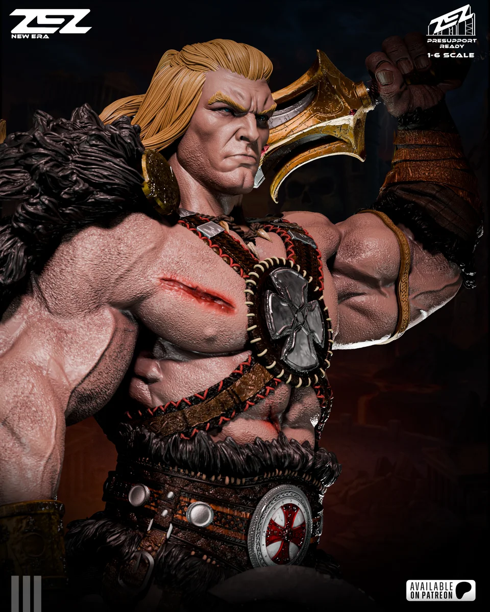 He-Man Museum | Fan Art | 3D Printed Resin Model Garage Kit | *Un-Painted* | ZEZ Studio 6
