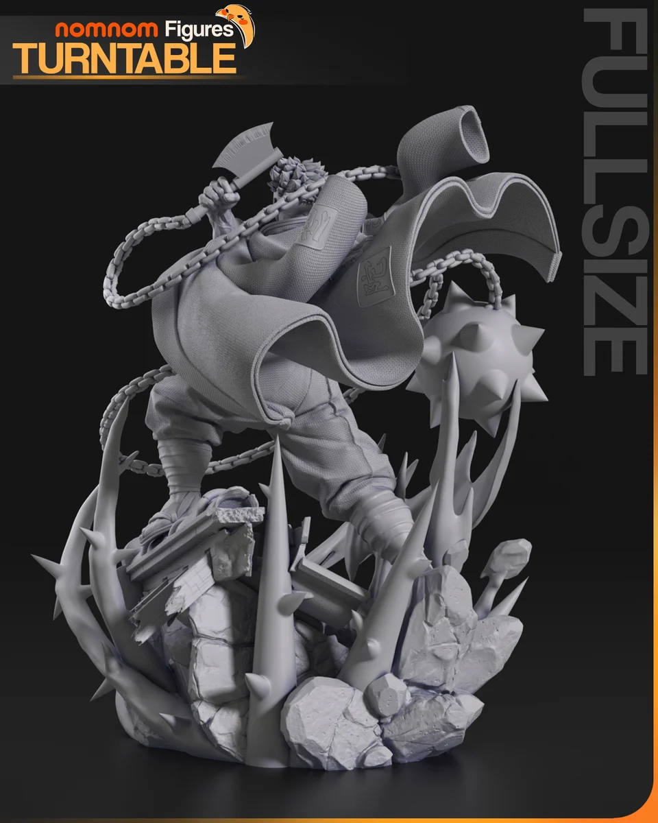 Gyomei | Fan Art | 3D Printed Resin Model Garage Kit | *Un-Painted* | Nomnom 7