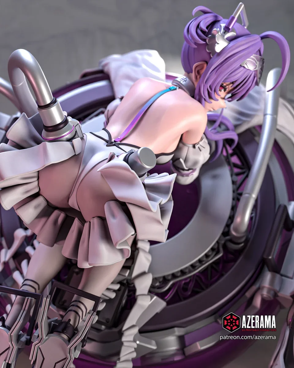 Liberalio | Fan Art | 3D Printed Resin Model Garage Kit | *Un-Painted* | Azerama 2