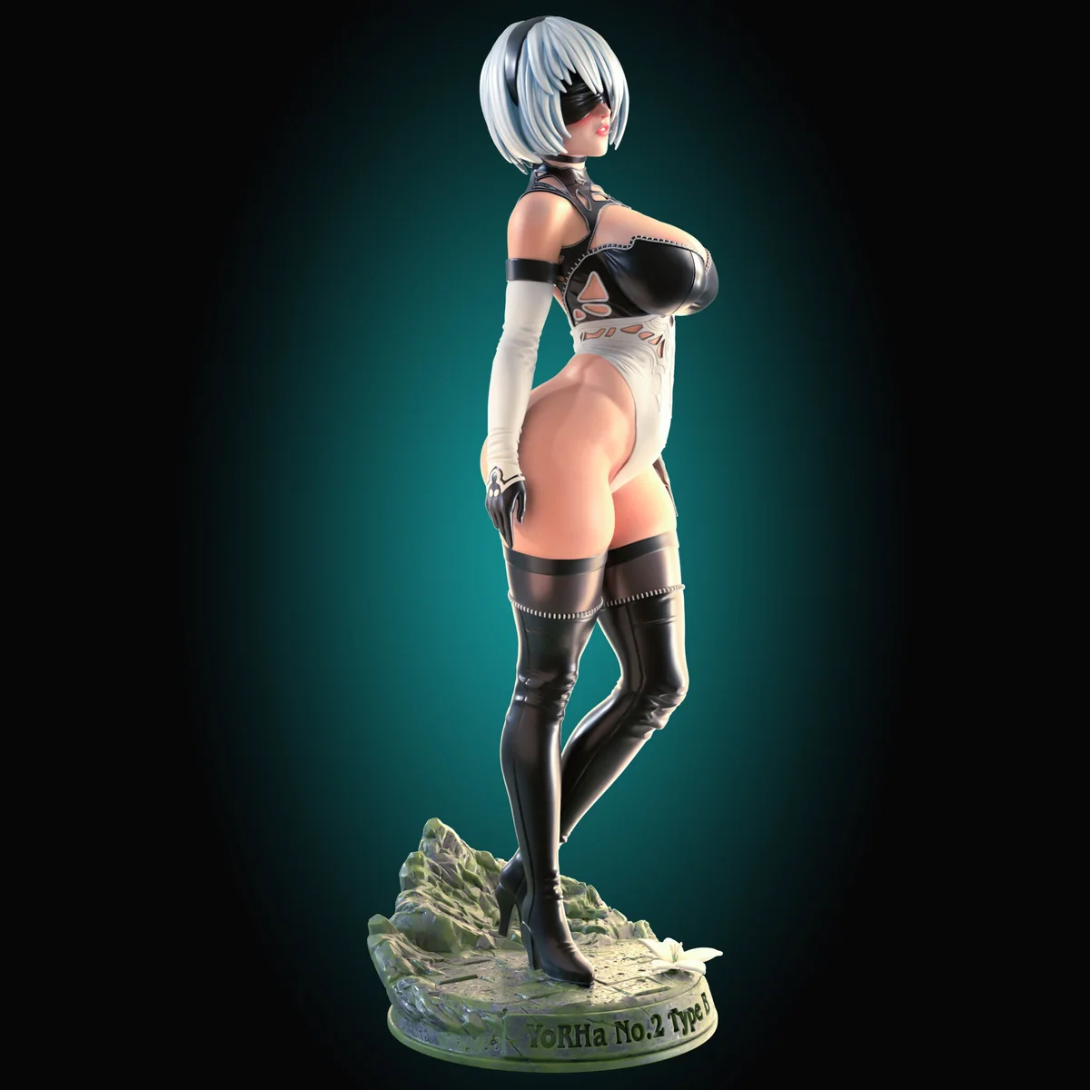 Battle Android | Fan Art | 3D Printed Resin Model Garage Kit | *Un-Painted* | Officer Rhu 2