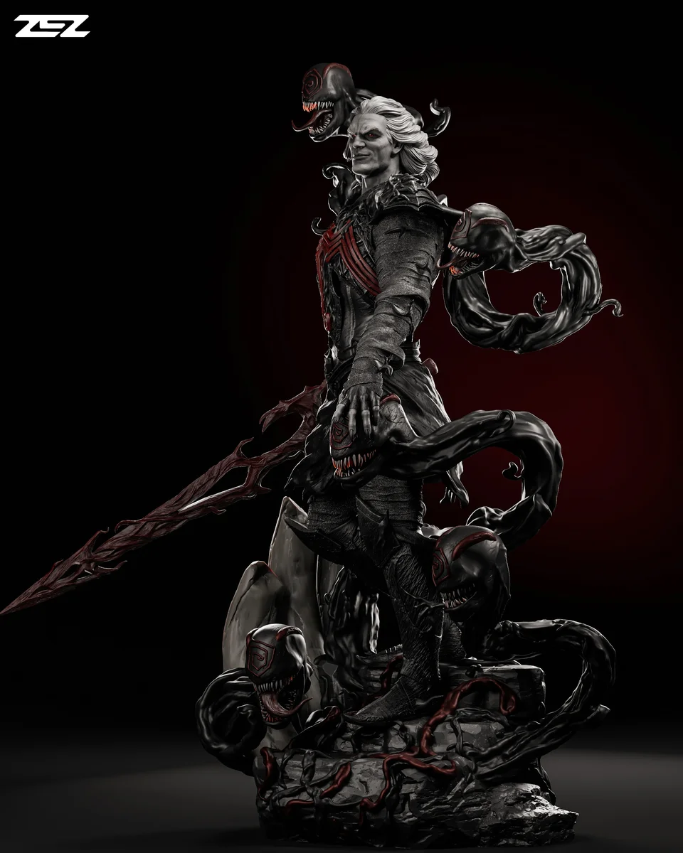 Knull | Fan Art | 3D Printed Resin Model Garage Kit | *Un-Painted* | ZEZ Studio 5