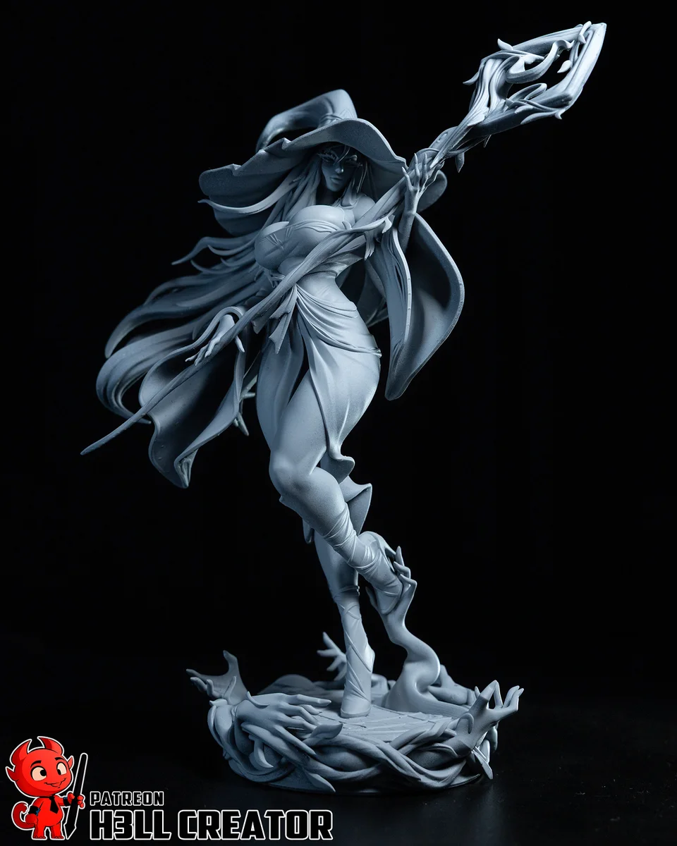 Recluse | Fan Art | 3D Printed Resin Model Garage Kit | *Un-Painted* | H3LL Creator 8