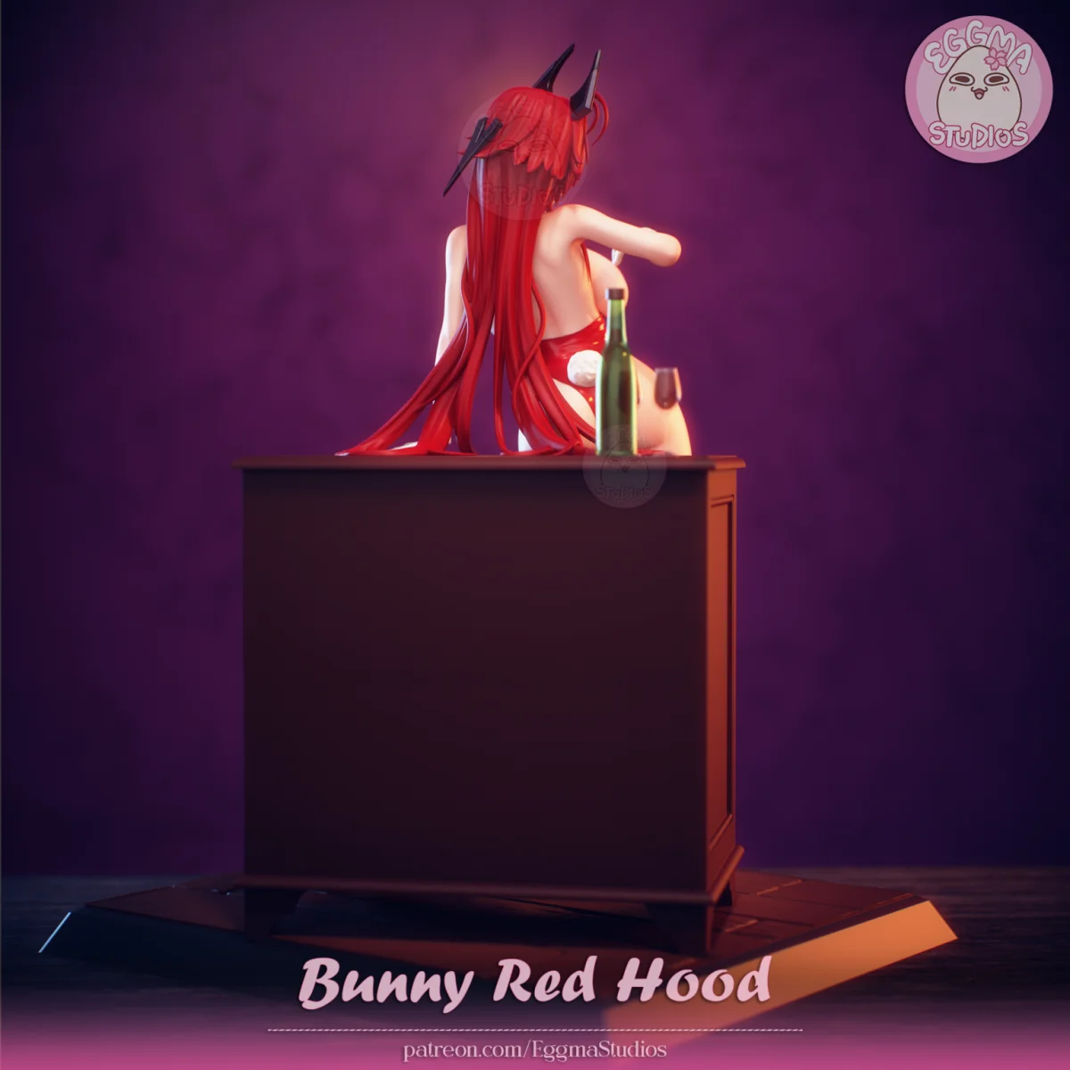 Red Hood - (Bunny) | Fan Art | 3D Printed Resin Model Garage Kit | *Un-Painted* | EggmaStudios 4